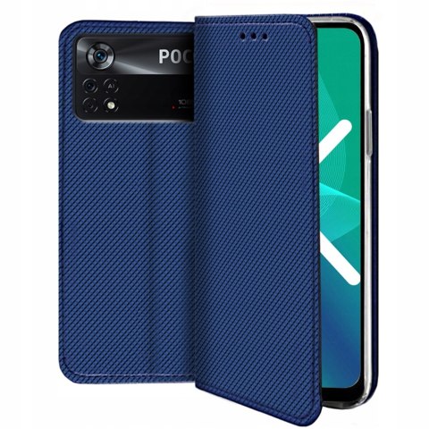 Etui z klapką Smart Magnet do Xiaomi POCO X4 Pro 5G niebieski