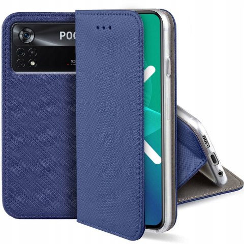 Etui z klapką Smart Magnet do Xiaomi POCO X4 Pro 5G niebieski