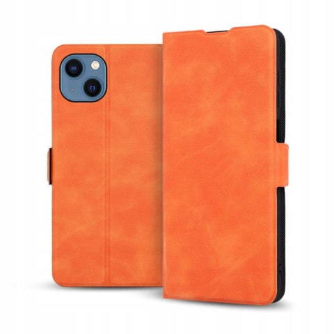 Etui z klapką do Motorola Moto G22/E32S OPANDO Etui z klapką pomarańczowy
