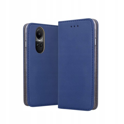Etui z klapką do OPPO RENO 10 5G / 10 PRO 5G niebieski magnet case zamykane