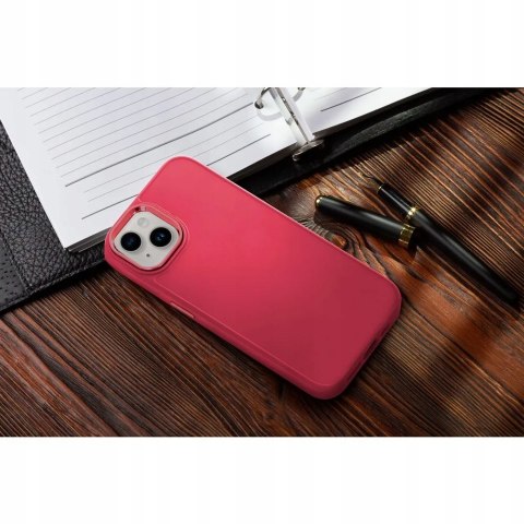 Plecki Frame do MOTOROLA G53 Case czerwony Magenta