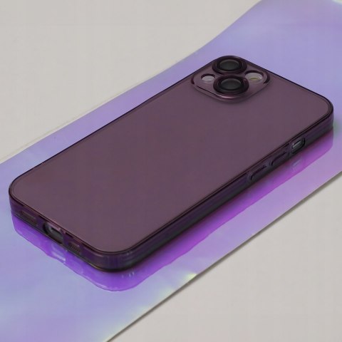 Plecki Futerał Ze szklanymi soczewkami do Samsung Galaxy M23 fioletowy
