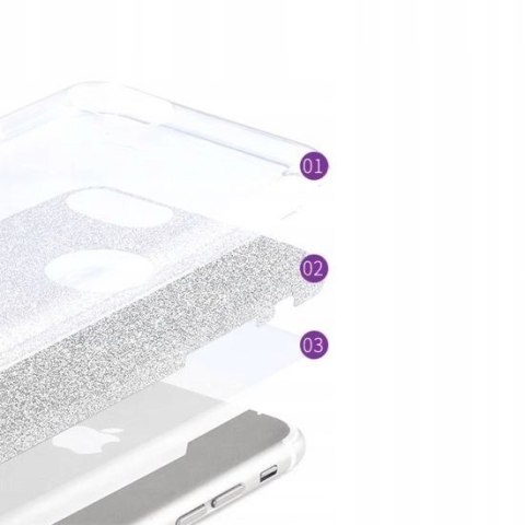 Plecki Glitter do Motorola Moto E30/E40/E20s złoty