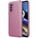 Plecki Metalic do Motorola Moto G51 5G różowy