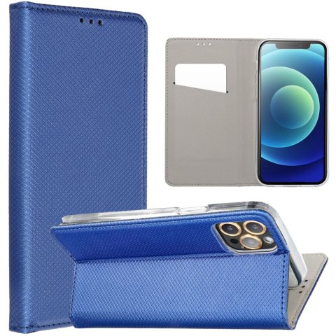 ETUI Z KLAPKĄ do Samsung Galaxy A03 ETUI ZAMYKANE granatowy