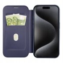 Etui z klapką Smart Mag do Apple iPhone 15 Pro niebieski