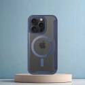 Etui z klapką Smart Mag do Apple iPhone 15 Pro niebieski
