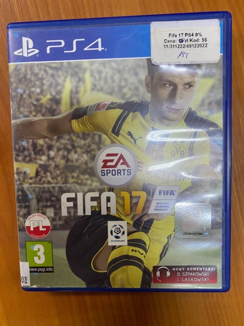 FIFA 17 PS4 Playstation 4 Pudełkowa