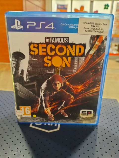 InFamous: Second Son PlayStation 4 (PS4) pudełkowa