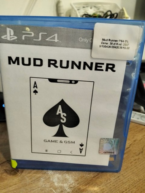 Mud Runner PS4 PlayStation 4 (PS4) pudełkowa Okładka Zastępcza