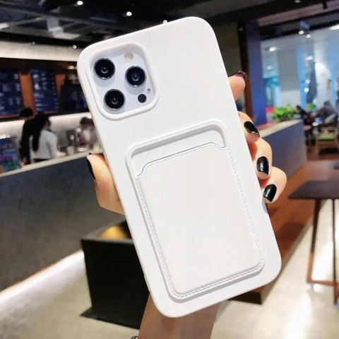 Plecki Card Case do Apple iPhone 15 Pro futerał na telefon biały