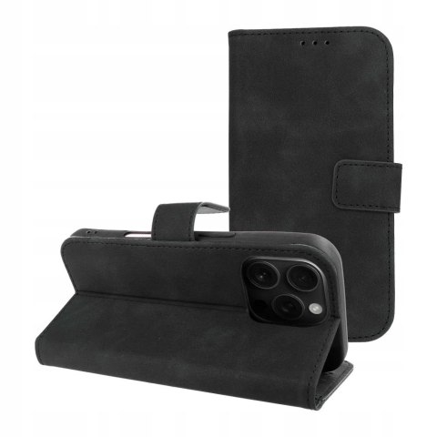 Etui z klapką / Kabura TENDER Book do Apple iPhone 16 Pro czarne