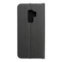 Etui z klapką Luna Book Carbon do Samsung Galaxy S9 czarny