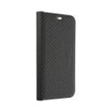 Etui z klapką Luna Book Carbon do Samsung Galaxy S9 czarny
