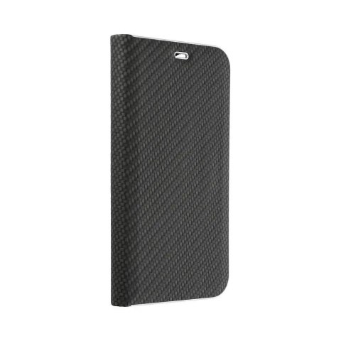 Etui z klapką Luna Book Carbon do Samsung Note 20 Plus / ULTRA czarny