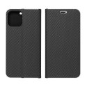 Etui z klapką Luna Book Carbon do Samsung Note 20 Plus / ULTRA czarny