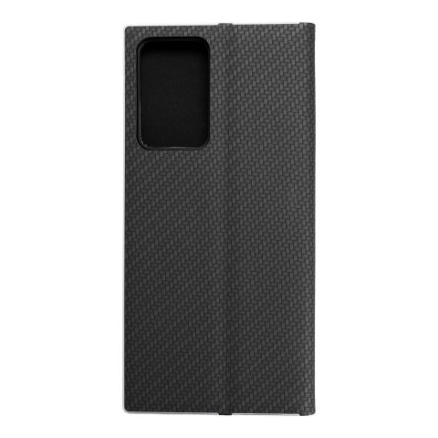 Etui z klapką Luna Book Carbon do Samsung Note 20 Plus / ULTRA czarny