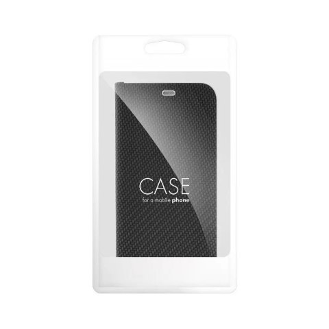 Etui z klapką Luna Book Carbon do Samsung Note 20 Plus / ULTRA czarny