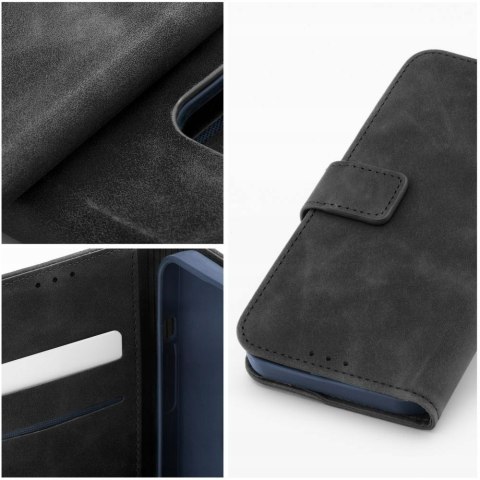 Etui z klapką Tender Book do Apple iPhone 16 Plus czarny