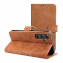 Etui z klapką Tender do Samsung Galaxy A54 5G brązowy