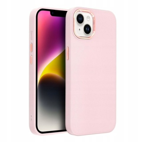 Futerał FRAME do IPHONE 16 Plus pudrowy róż