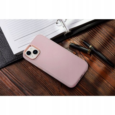 Futerał FRAME do IPHONE 16 Plus pudrowy róż