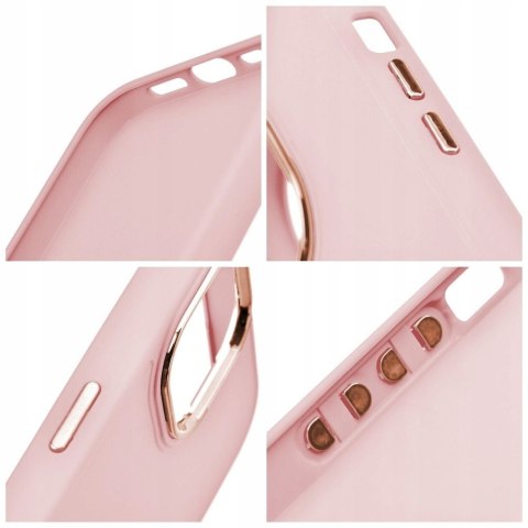 Futerał FRAME do IPHONE 16 Plus pudrowy róż