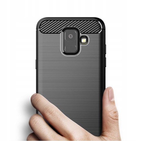 Plecki Carbon do Samsung Galaxy A6 2018 czarny