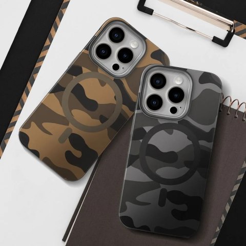 Plecki Forcell do Samsung Galaxy S25+ brązowy
