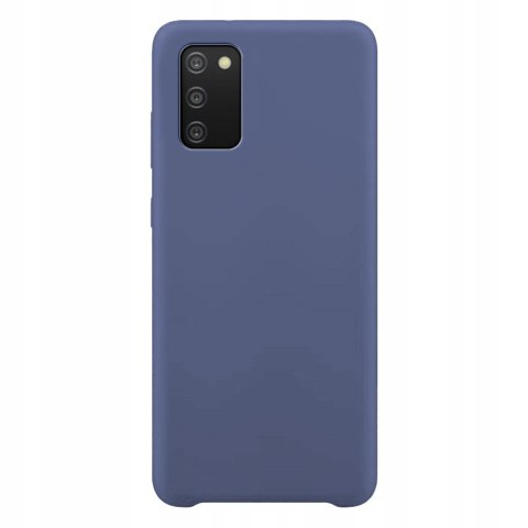 Plecki Silicone do Samsung Galaxy A03s niebieski