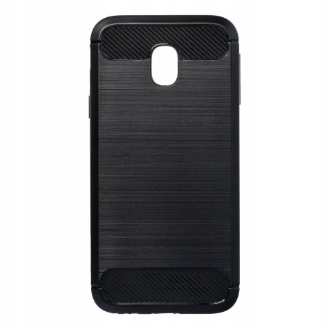 Plecki etui tył Carbon do Samsung Galaxy J3 2017 futerał na telefon czarny