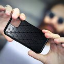 Plecki etui tył Carbon do Samsung Galaxy J3 2017 futerał na telefon czarny
