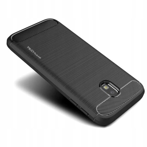 Plecki etui tył Carbon do Samsung Galaxy J3 2017 futerał na telefon czarny