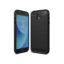 Plecki etui tył Carbon do Samsung Galaxy J3 2017 futerał na telefon czarny