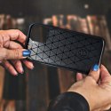 Plecki etui tył Carbon do Samsung Galaxy J3 2017 futerał na telefon czarny