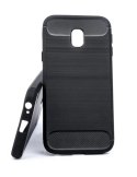 Plecki etui tył Carbon do Samsung Galaxy J3 2017 futerał na telefon czarny