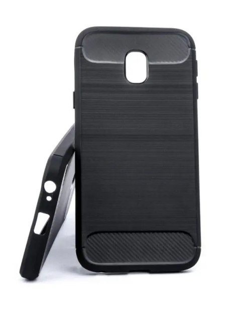 Plecki etui tył Carbon do Samsung Galaxy J3 2017 futerał na telefon czarny