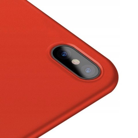 Plecki silkycase do SAMSUNG GALAXY A40 SM-A405F czerwony