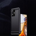 Etui Plecki guma na tył do REALME 8 Carbon Case czarny