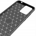 Etui Plecki guma na tył do REALME 8 Carbon Case czarny