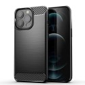 Etui Plecki guma na tył do REALME 8 Carbon Case czarny
