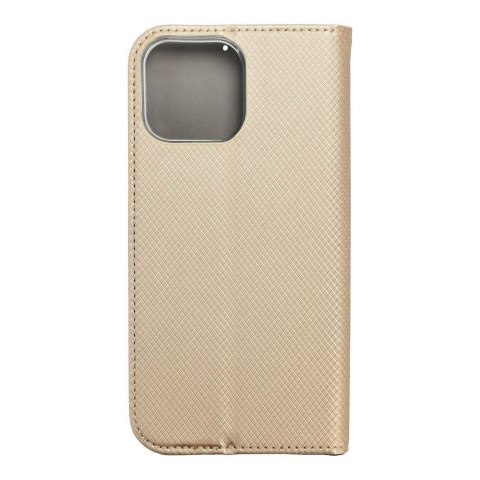 Etui z klapką Forcell do Apple iPhone 13 Pro Max złoty