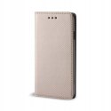 Etui z klapką Smart Magnet do Apple iPhone 15 Plus złoty