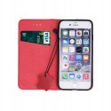 Etui z klapką Smart Pto do Apple iPhone 15 Plus czerwony