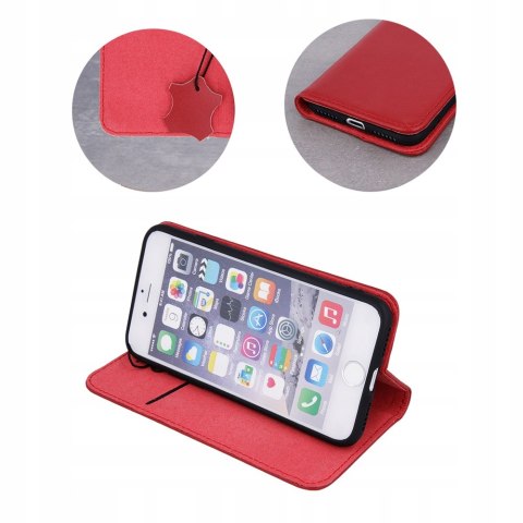 Etui z klapką Smart Pto do Apple iPhone 15 Plus czerwony