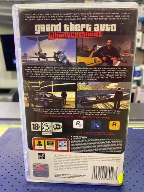 Grand Theft Auto Liberty City Stories PSP + Plakat PSP