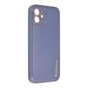 Plecki Forcell Leather Case do Apple iPhone 12 niebieski