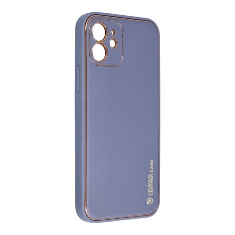 Plecki Forcell Leather Case do Apple iPhone 12 niebieski