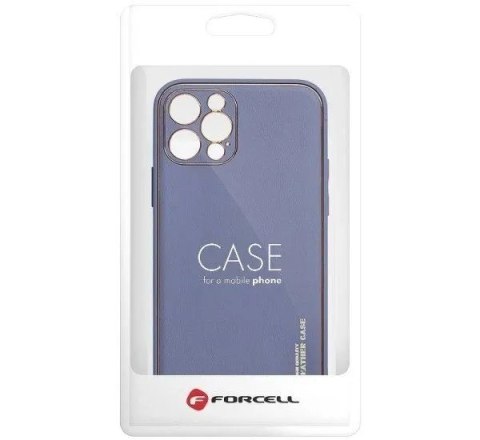 Plecki Forcell Leather Case do Apple iPhone 12 niebieski