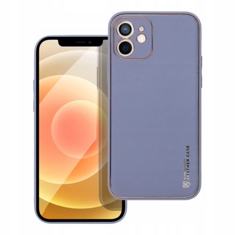 Plecki Forcell Leather Case do Apple iPhone 12 niebieski